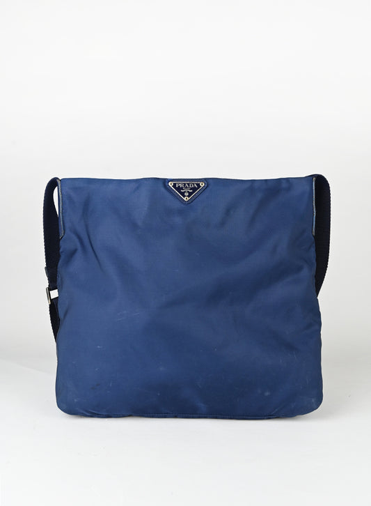 Brada Borsa in tela Nylon blu