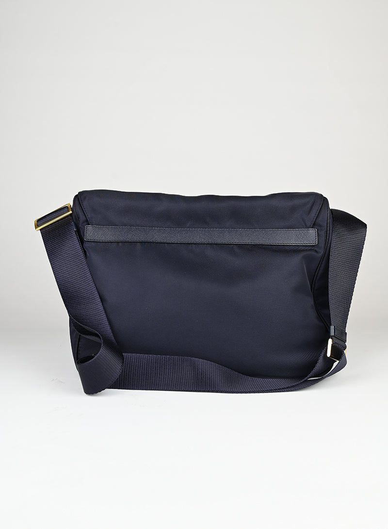 Prada Borsa in Re-Nylon blu