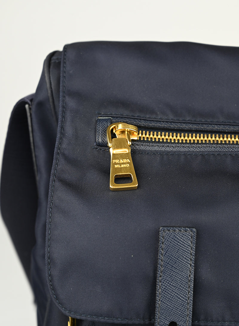 Prada Borsa in Re-Nylon blu