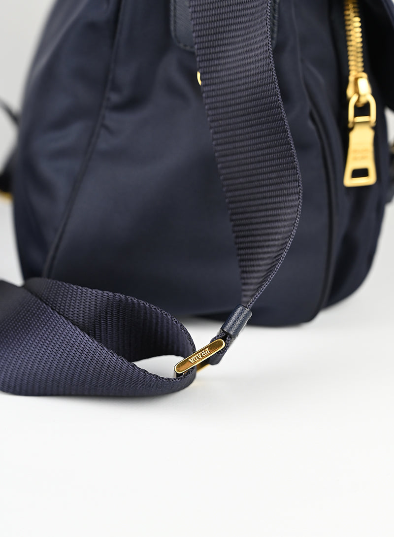 Prada Borsa in Re-Nylon blu