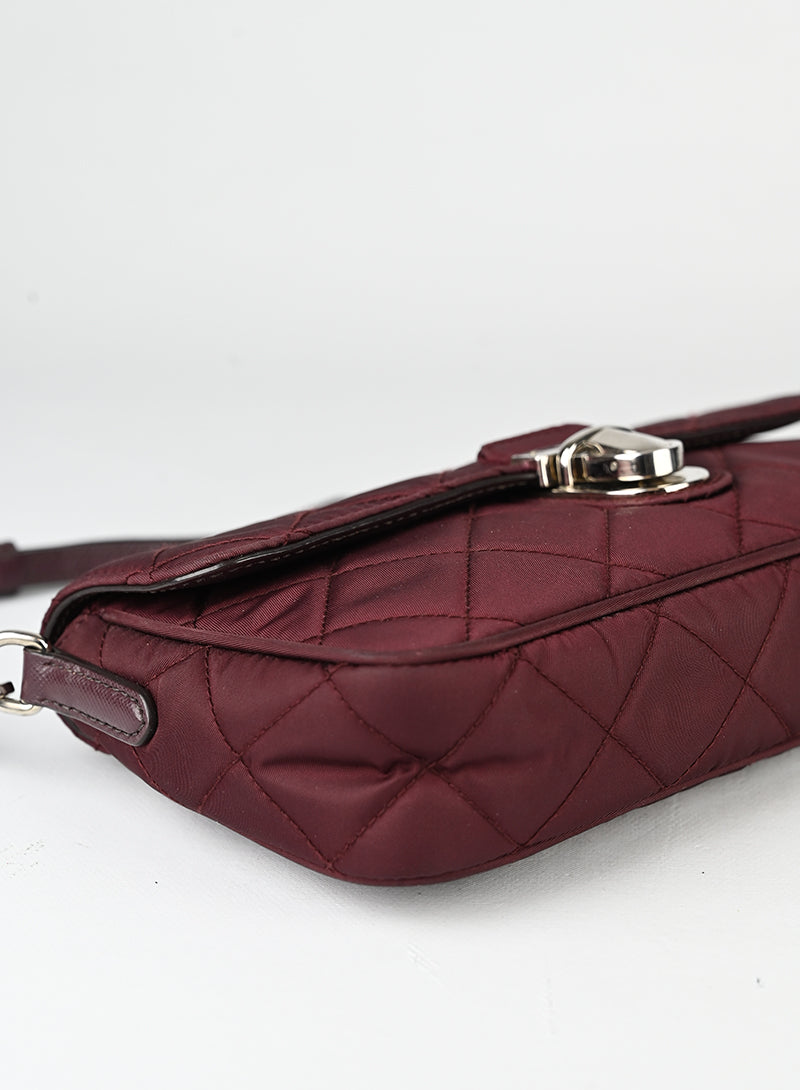 Prada Borsa in Re-nylon bordeaux