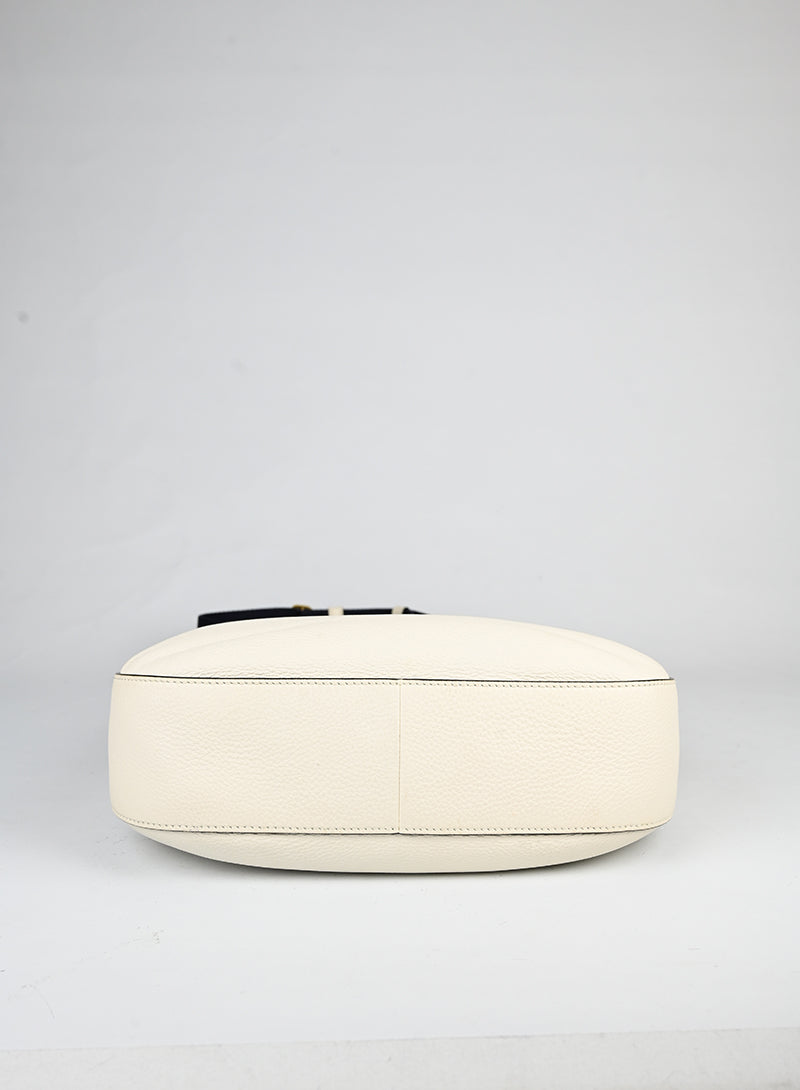 Prada in pelle martellata bianca -  lesleyluxuryvintage