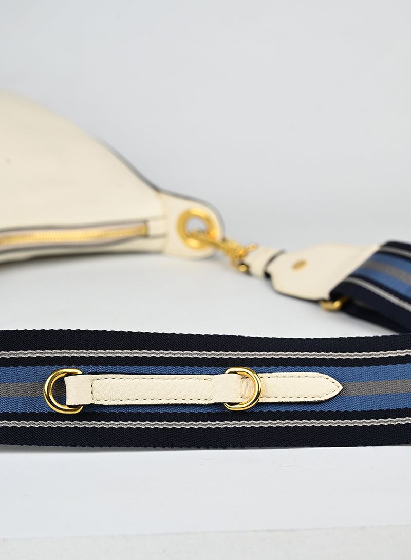 Prada in pelle martellata bianca -  lesleyluxuryvintage