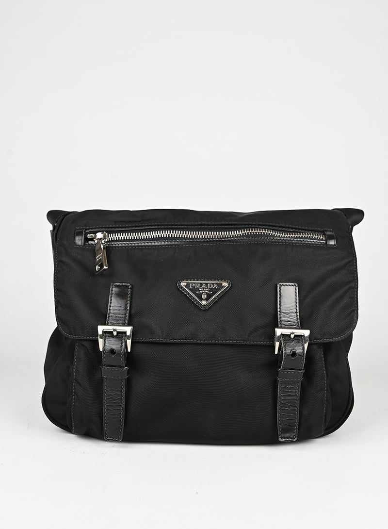 Prada Borsa in Re-nylon nera
