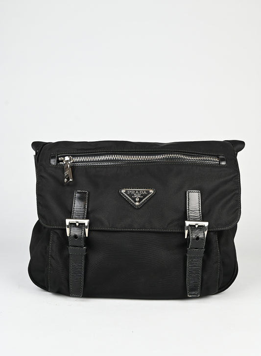 Prada Borsa in Re-nylon nera