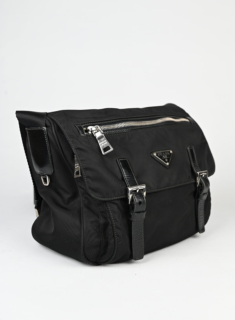 Prada Borsa in Re-nylon nera