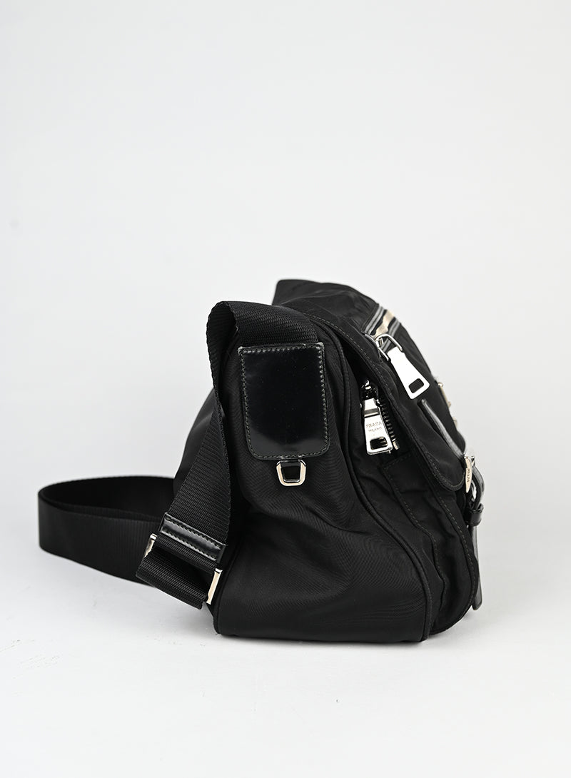 Prada Borsa in Re-nylon nera