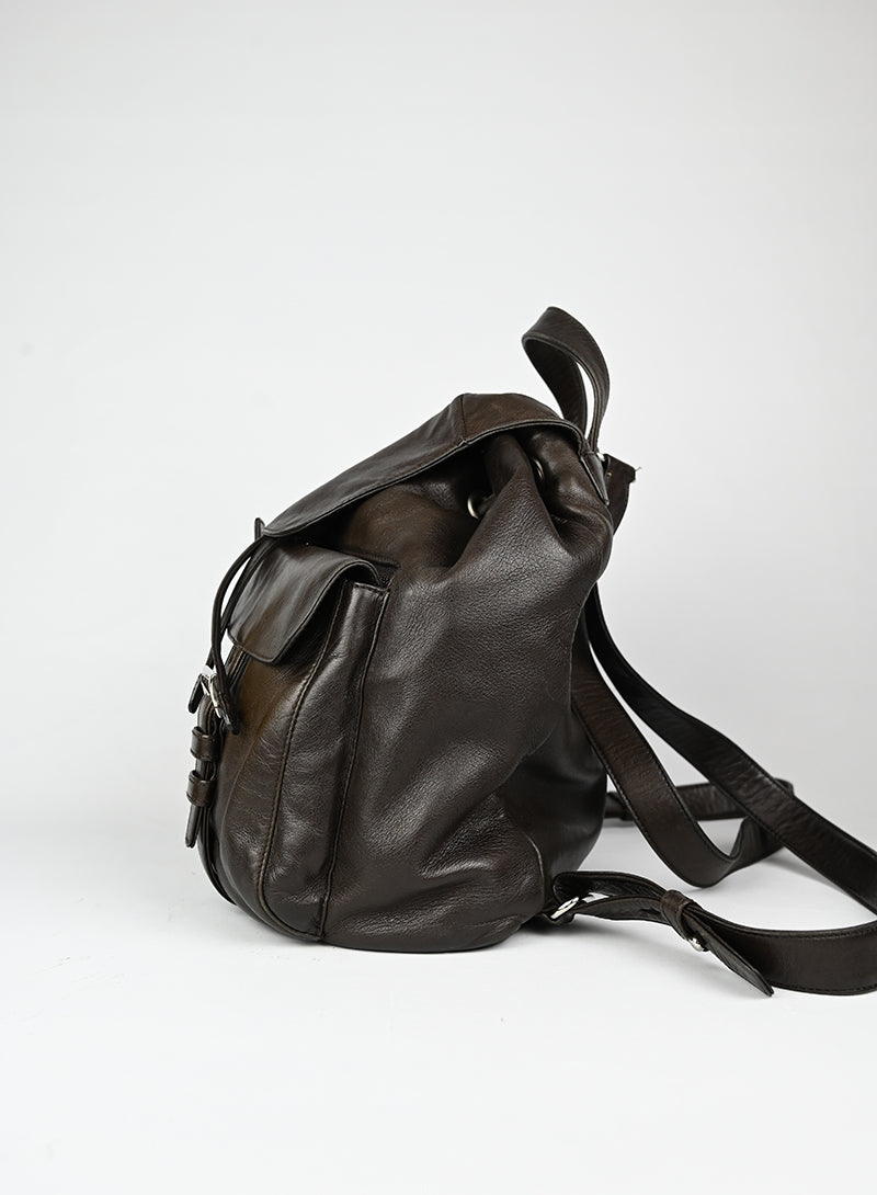 Prada Zaino in pelle marrone -  lesleyluxuryvintage