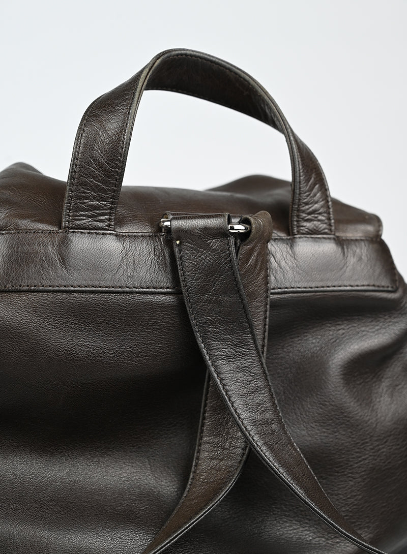 Prada Zaino in pelle marrone -  lesleyluxuryvintage