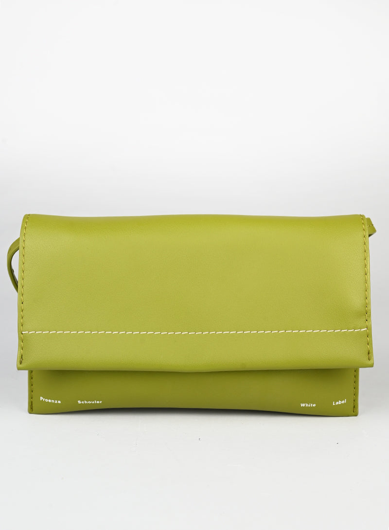 Proenza Schouler Borsa in pelle verde oliva -  lesleyluxuryvintage