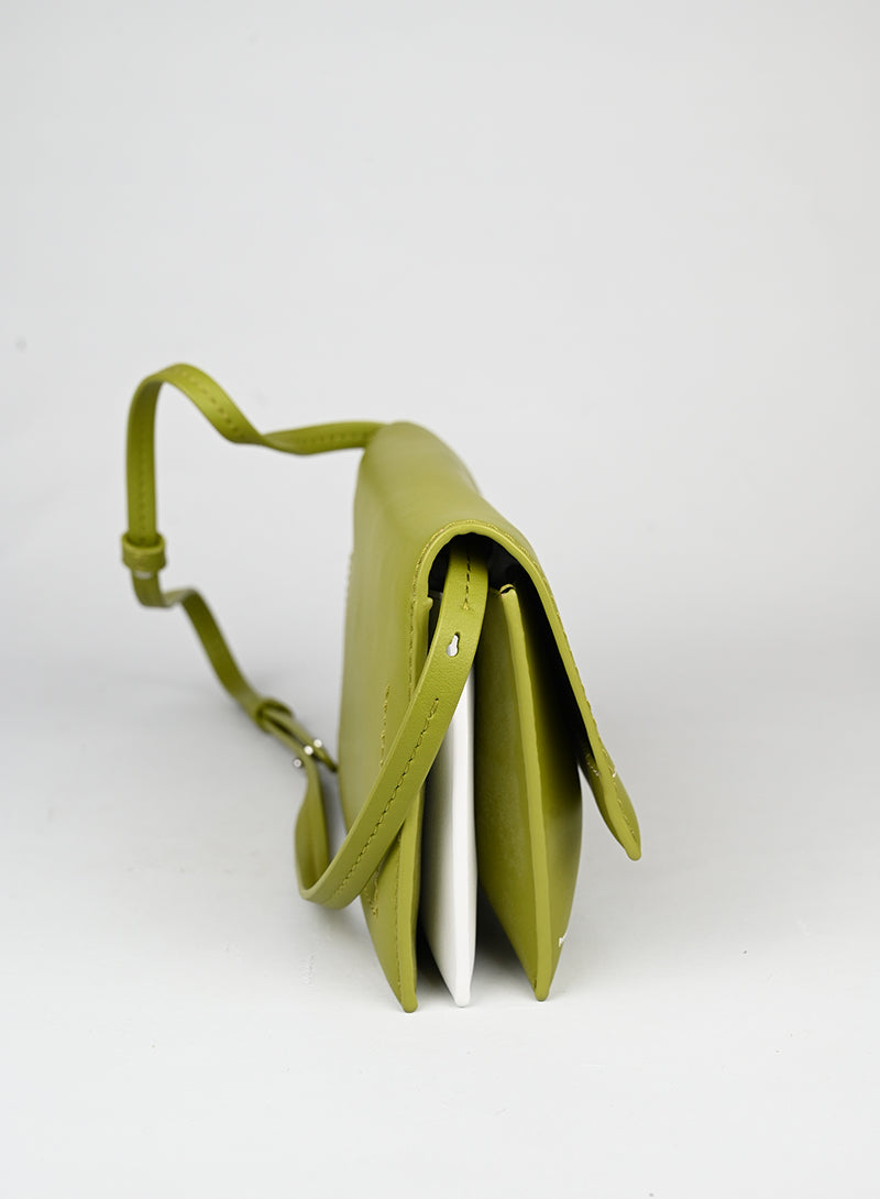 Proenza Schouler Borsa in pelle verde oliva -  lesleyluxuryvintage