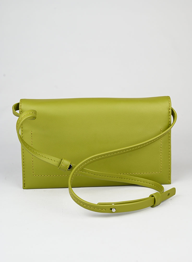 Proenza Schouler Borsa in pelle verde oliva -  lesleyluxuryvintage