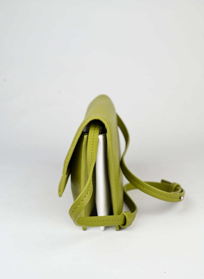 Proenza Schouler Borsa in pelle verde oliva -  lesleyluxuryvintage