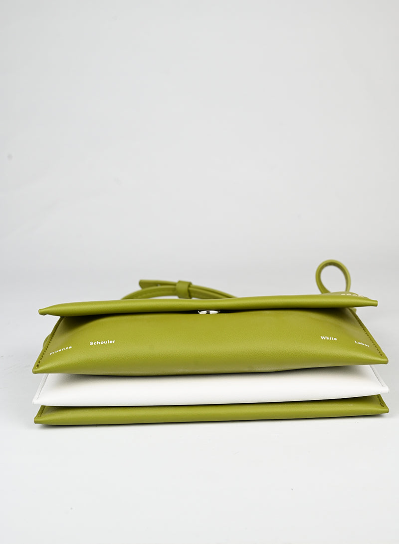 Proenza Schouler Borsa in pelle verde oliva -  lesleyluxuryvintage