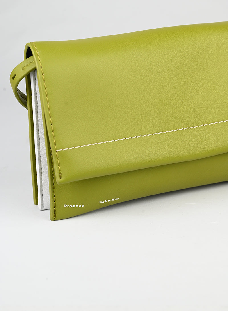 Proenza Schouler Borsa in pelle verde oliva -  lesleyluxuryvintage