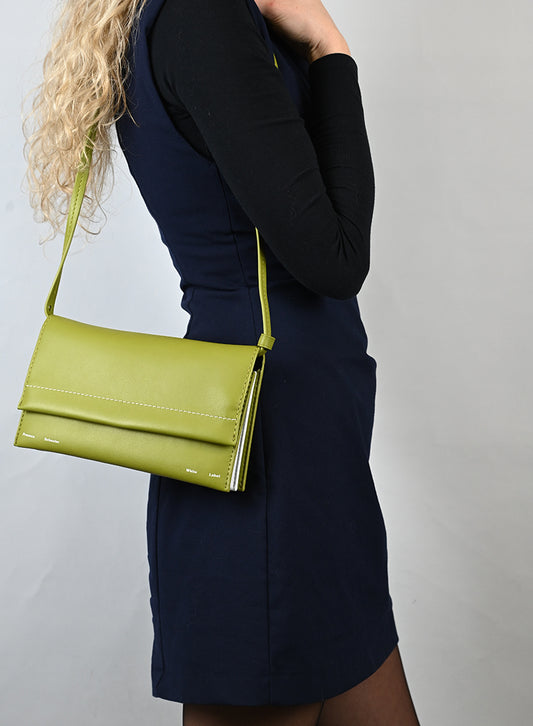 Proenza Schouler Borsa in pelle verde oliva -  lesleyluxuryvintage