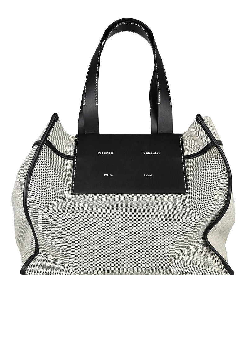 Proenza Schouler Shopper in canvas grigia