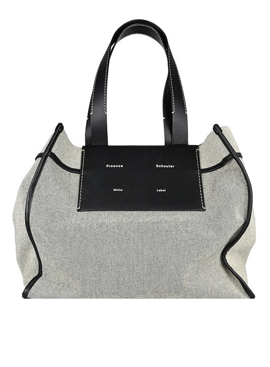 Proenza Schouler Shopper in canvas grigia