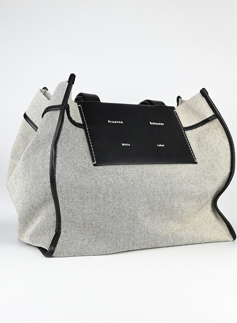 Proenza Schouler Shopper in canvas grigia