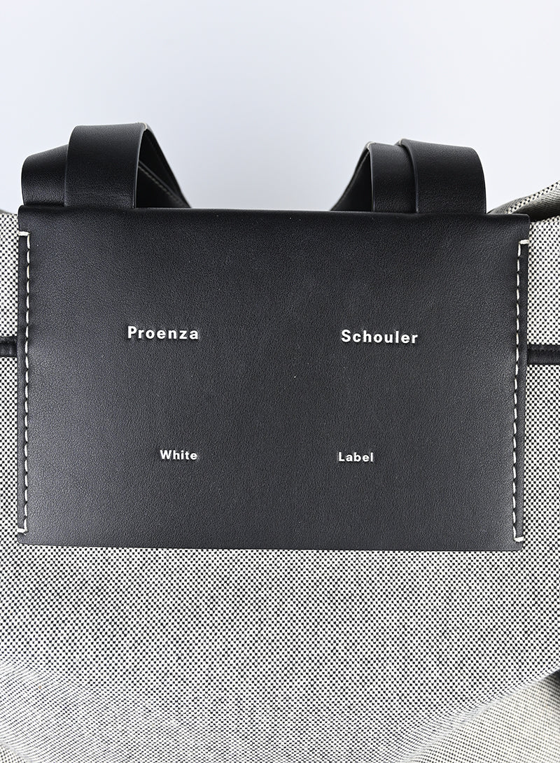 Proenza Schouler Shopper in canvas grigia