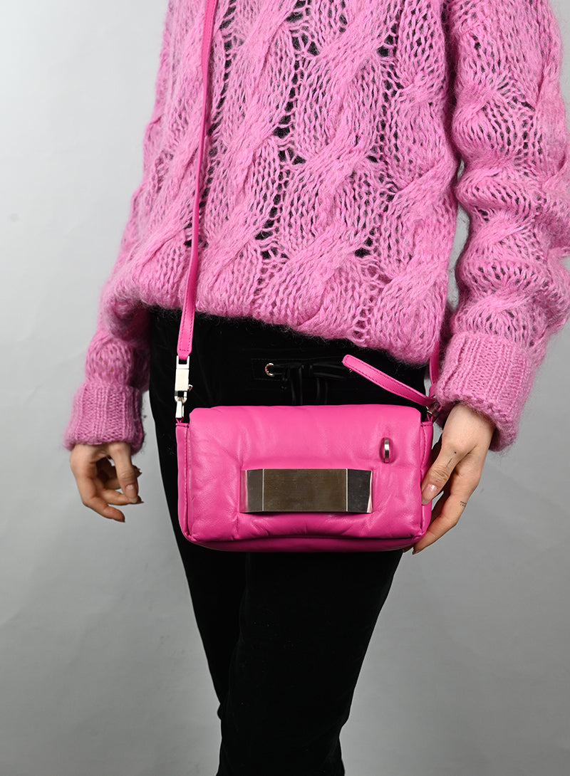 Rick Owens Borsa in pelle fucsia