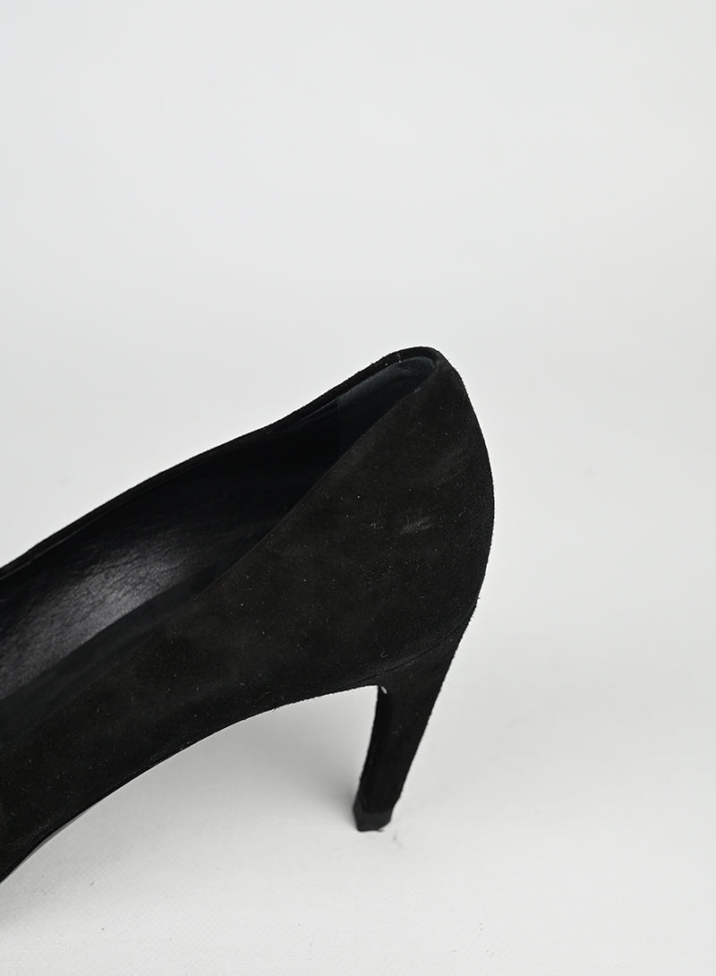 Roger Vivier Décolleté Suede Nero - N. 38 ½