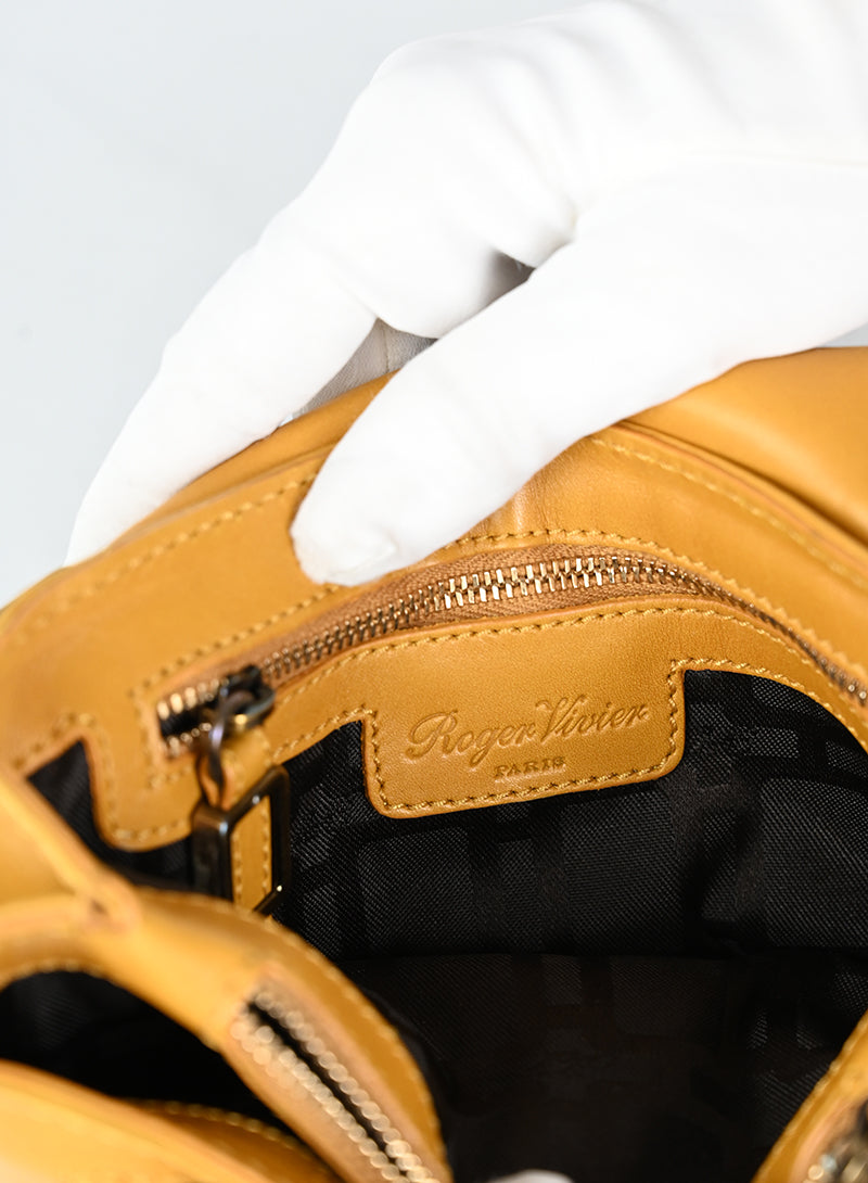 Roger Vivier Borsa in pelle ocra