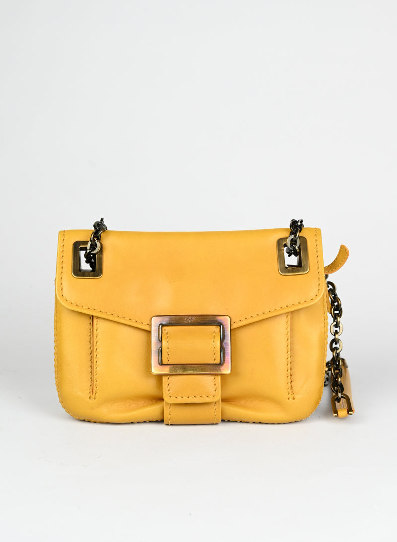 Roger Vivier Borsa in pelle ocra