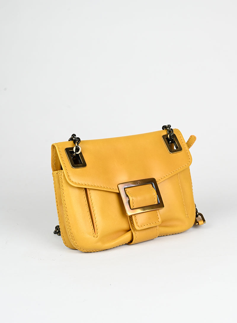 Roger Vivier Borsa in pelle ocra