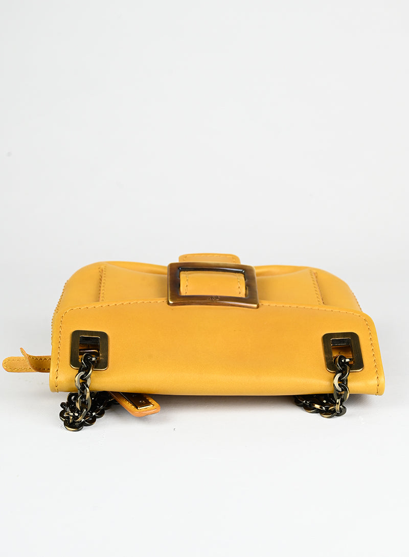 Roger Vivier Borsa in pelle ocra