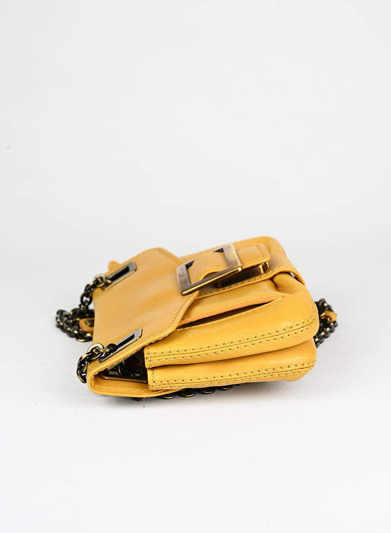 Roger Vivier Borsa in pelle ocra