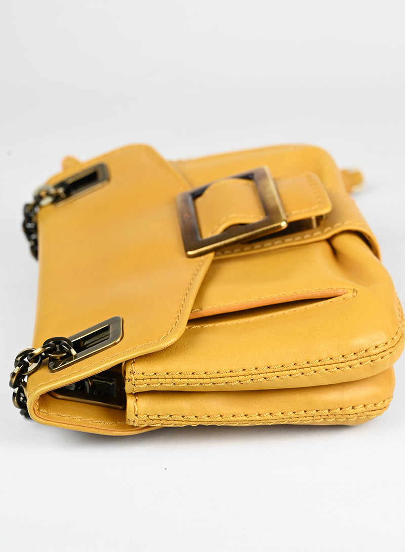 Roger Vivier Borsa in pelle ocra