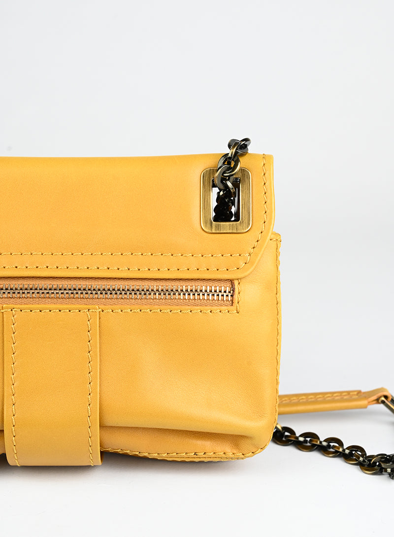 Roger Vivier Borsa in pelle ocra