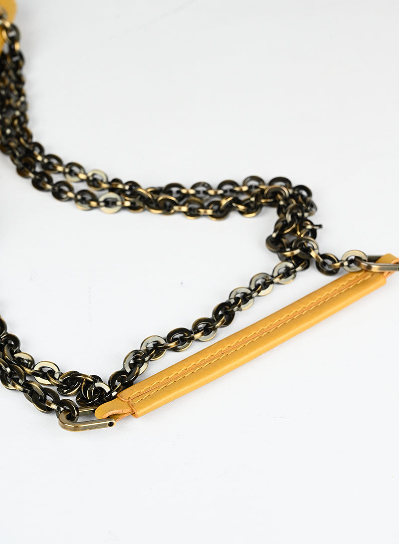 Roger Vivier Borsa in pelle ocra