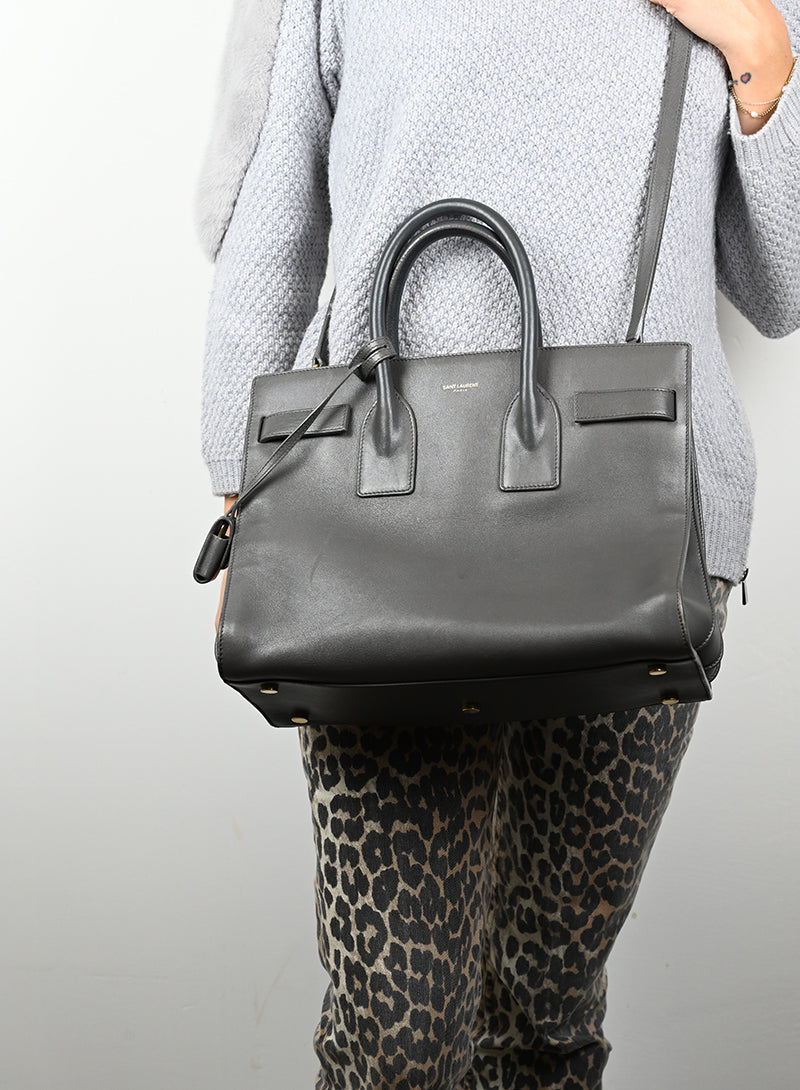 Saint Laurent Sac du Jour Small grigia