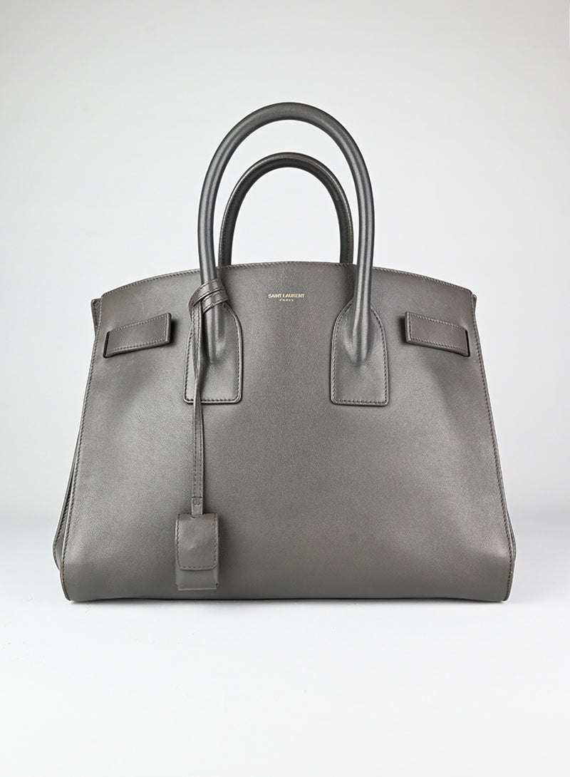 Saint Laurent Borsa Sac de Jour media grigia