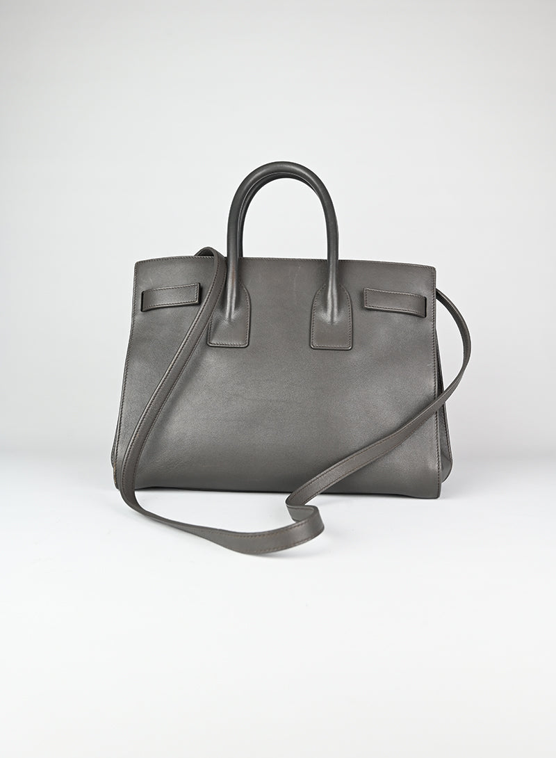 Saint Laurent Borsa Sac de Jour media grigia