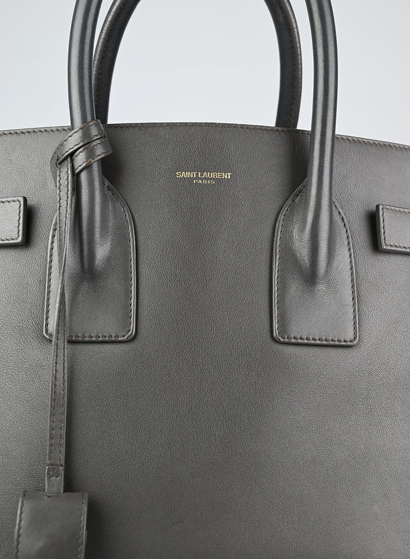 Saint Laurent Borsa Sac de Jour media grigia