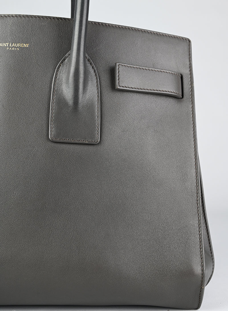 Saint Laurent Borsa Sac de Jour media grigia