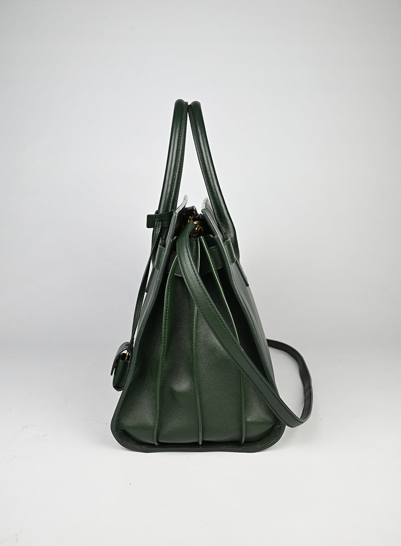 Saint Laurent Sac de Jour Pelle Verde