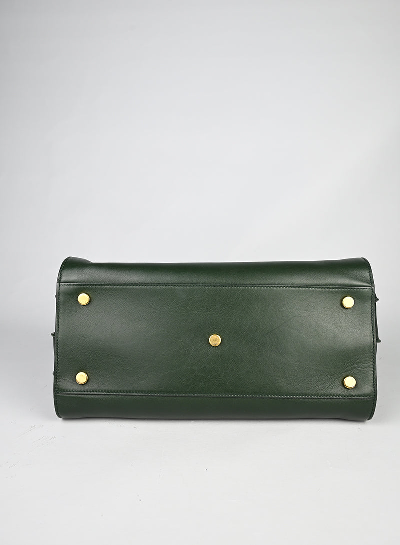 Saint Laurent Sac de Jour Pelle Verde