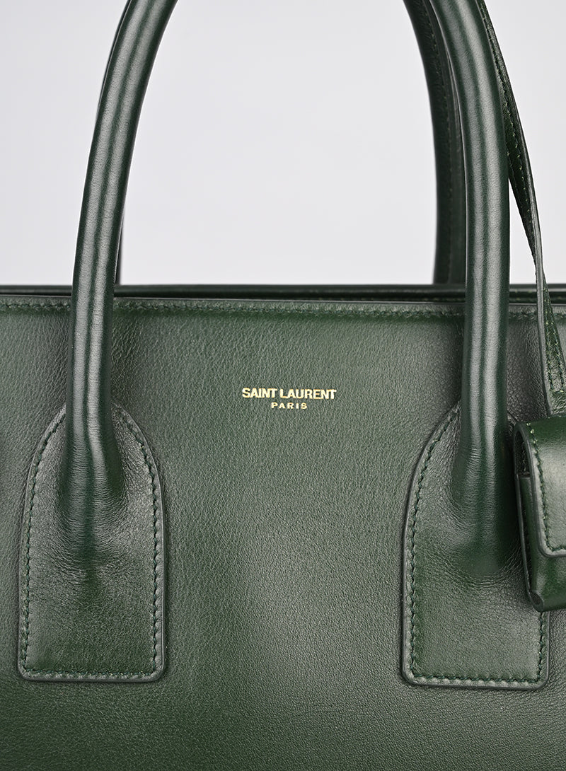 Saint Laurent Sac de Jour Pelle Verde