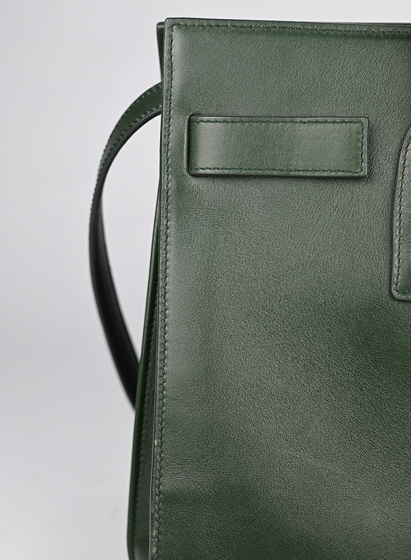 Saint Laurent Sac de Jour Pelle Verde