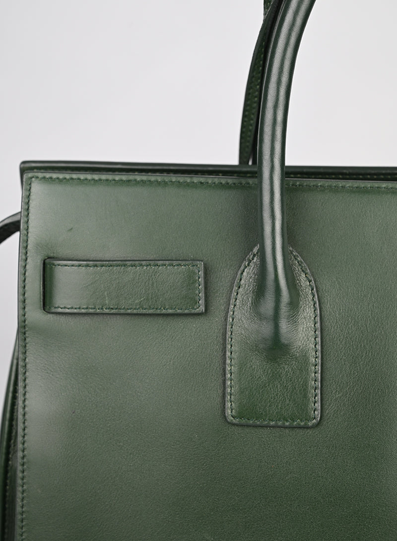 Saint Laurent Sac de Jour Pelle Verde