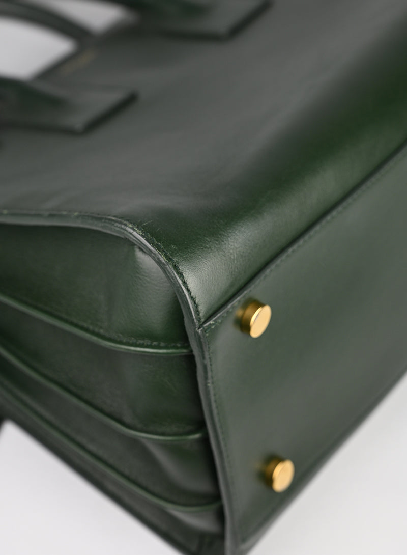 Saint Laurent Sac de Jour Pelle Verde