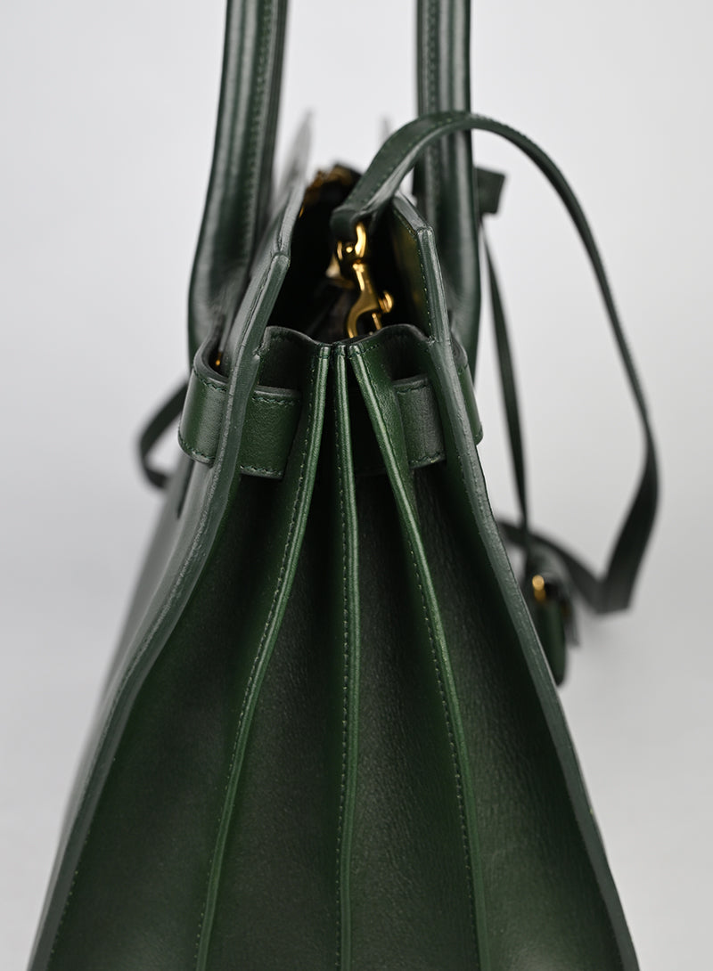 Saint Laurent Sac de Jour Pelle Verde