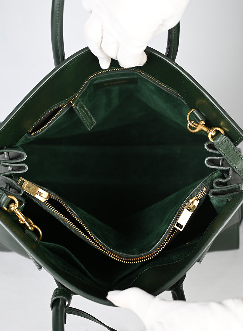 Saint Laurent Sac de Jour Pelle Verde