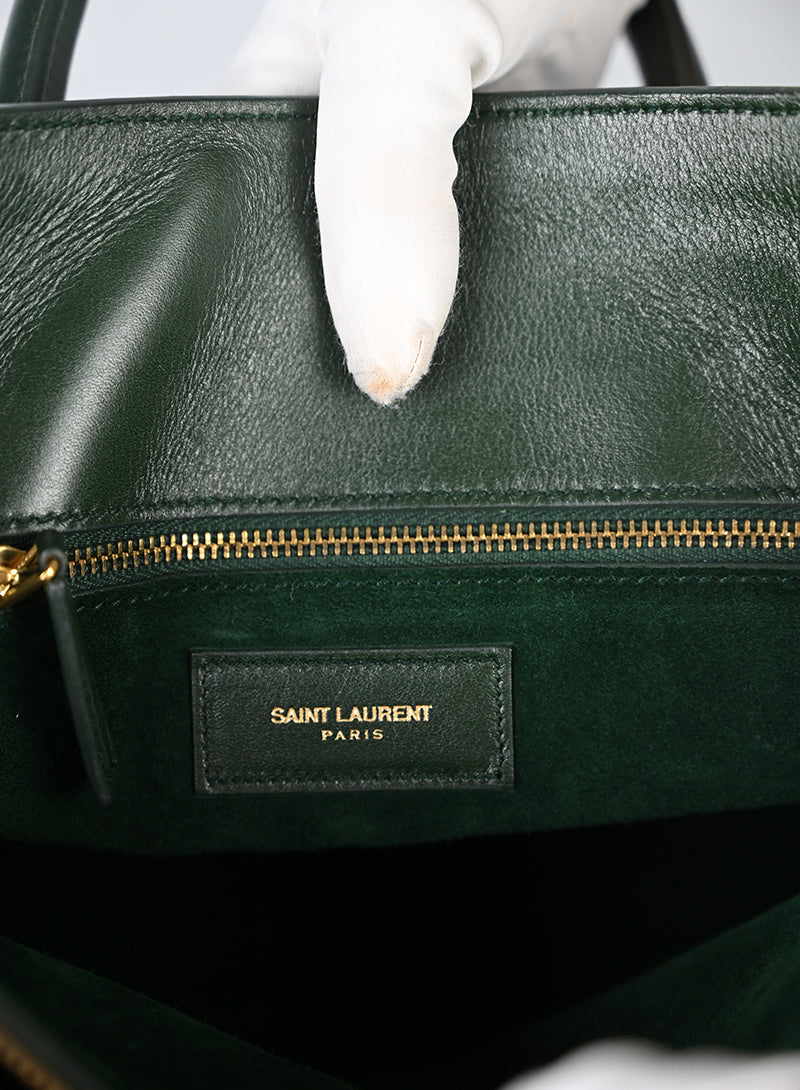 Saint Laurent Sac de Jour Pelle Verde