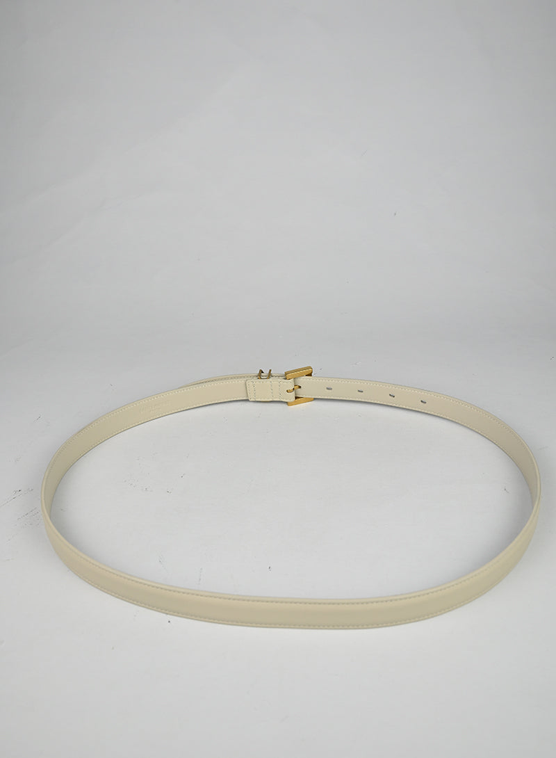 Saint Laurent Cintura Cassandre Burro