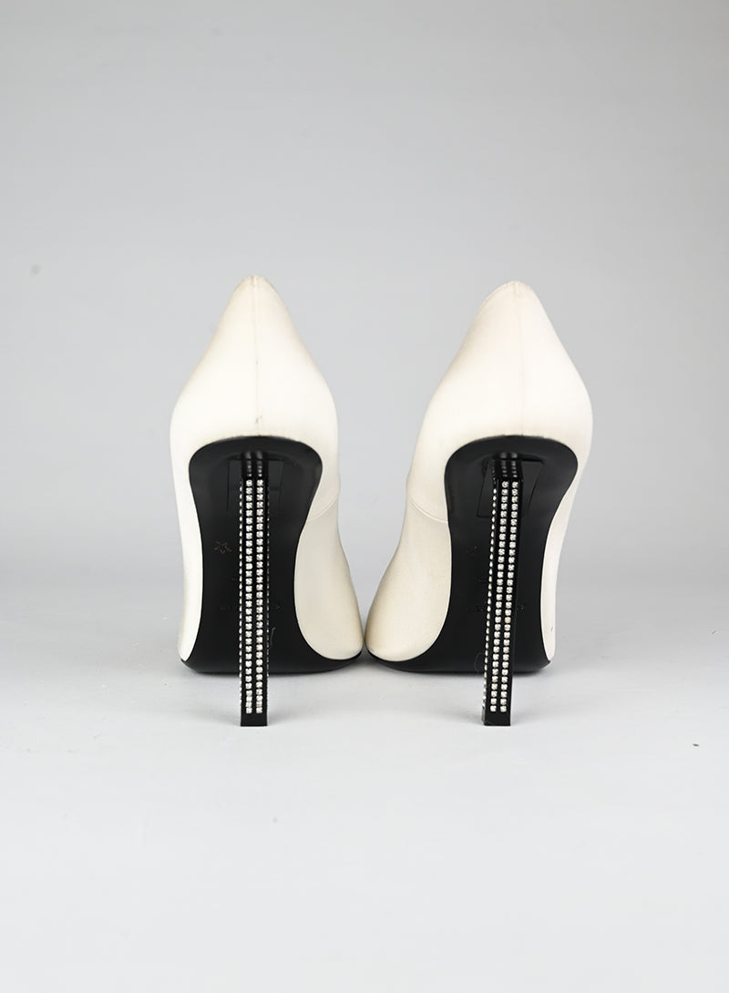 Saint Laurent Décolleté bianche con glitter - N. 39